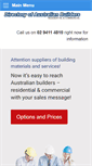 Mobile Screenshot of buildersdirectory.com.au