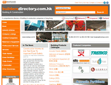 Tablet Screenshot of buildersdirectory.com.hk